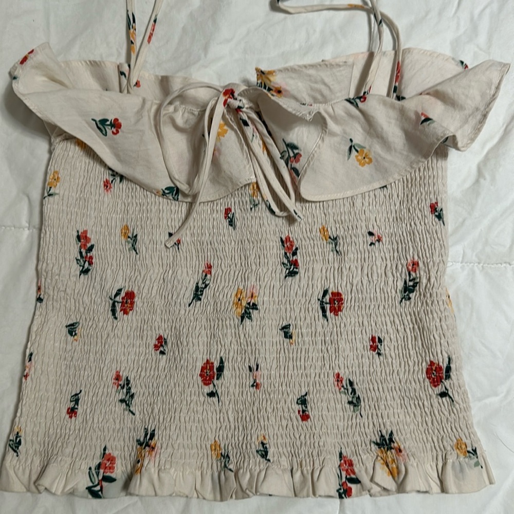 Zara floral tank size medium